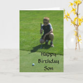 CARTE FILS, JEUX ANNIVERSAIRE PAR FAIT (Fleur jaune)