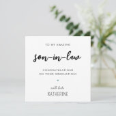 Carte Fils mignon et moderne sur mesure en droit (Debout devant)