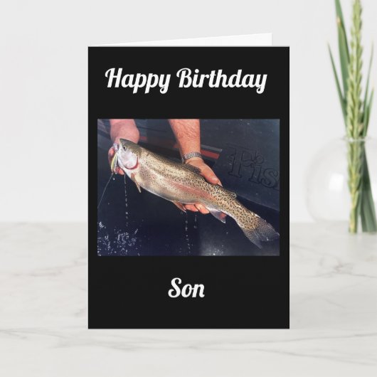 CARTE **FILS** POUR VOTRE ANNIVERSAIRE (Devant)