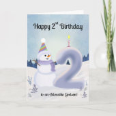 Carte Fils spirituel Joyeux 2ème Anniversaire Constructi (Devant)