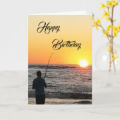 CARTE FILS ****VOTRE ANNIVERSAIRE****** (Fleur jaune)