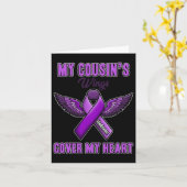 Carte Fin de l'overdose Couverture des ailes de mon cous (Fleur jaune)