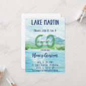 Carte Fin de semaine du 60e anniversaire du lac (Devant/Arrière en situation)