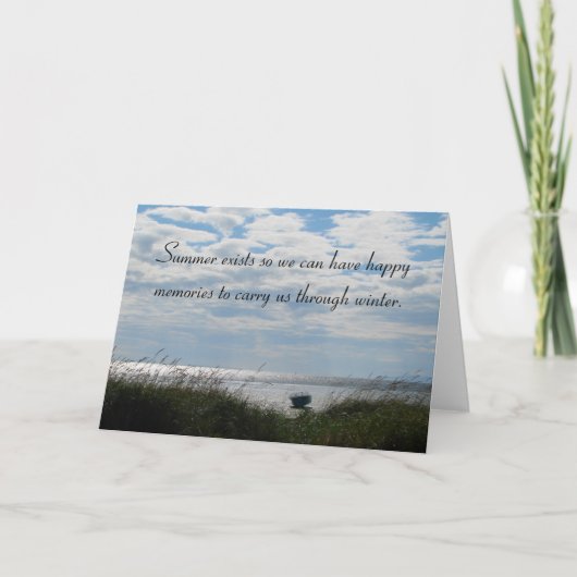 Carte Fin d'été (Devant)