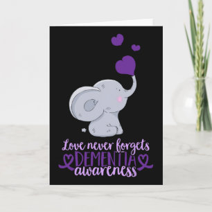 Carte Fin Heimer L'amour n'oublie jamais la sensibilisat