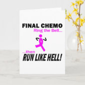 Carte Finale Chimo Courir Comme L'Enfer - Cancer Du Sein (Fleur jaune)