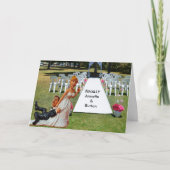 Carte Finally Wedding Couple Funny Greeting Card (Devant)