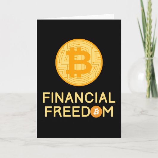 Carte Financial freedom bitcoin BTC Investing (Devant)