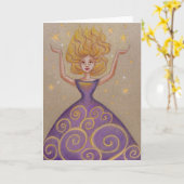 Carte "Finding Light" Greeting card (Fleur jaune)