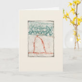 Carte Finding stillness (Fleur jaune)