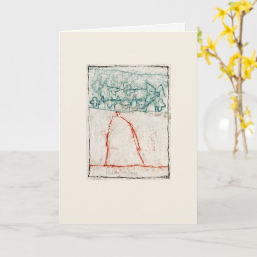 Carte Finding stillness (Fleur jaune)