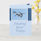 Carte Finding Your Wings (Fleur jaune)