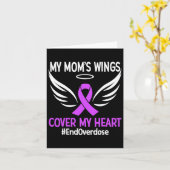 Carte Finir l'overdose Les ailes de ma mère Couvrir mon (Fleur jaune)