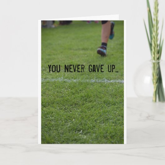 Carte Finishlinecard (Devant)