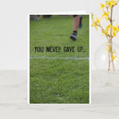 Carte Finishlinecard (Fleur jaune)