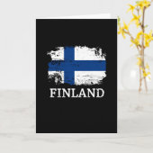 Carte Finlande (Fleur jaune)