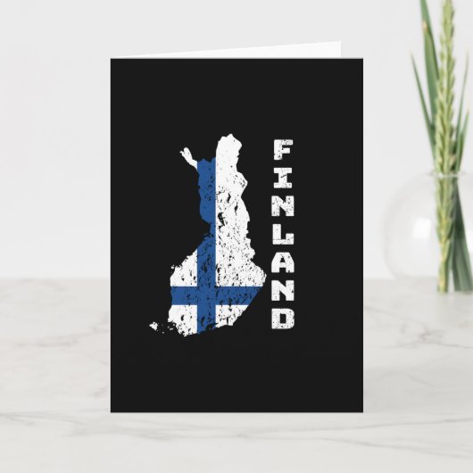 Carte Finlande (Devant)