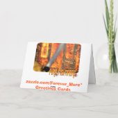 CARTE FIRE FIGHTERS GREETING CARD (Dos)