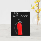 Carte Fire Putter Outer Fire Extinguisher Fire Fighter F (Fleur jaune)