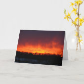Carte Fire sky (Fleur jaune)