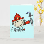 Carte Fireman (Fleur jaune)