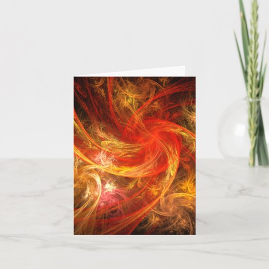Carte Firestorm Nova Abstrait Art Note (Devant)