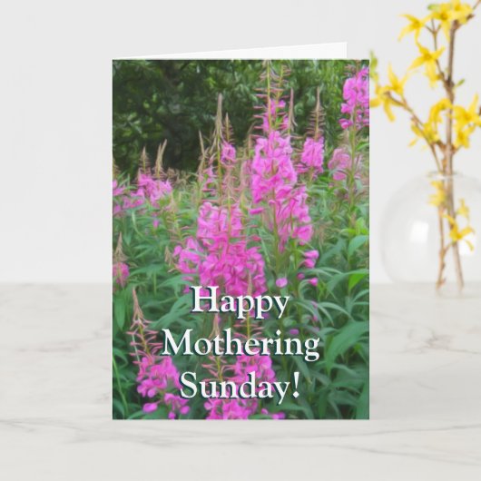 Carte Fireweed (Fleur jaune)