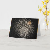 Carte Fireworks (Fleur jaune)