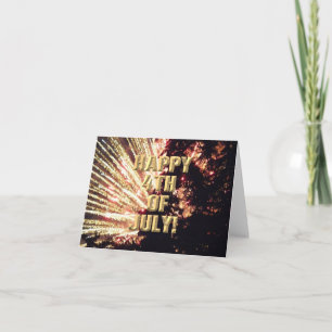 Carte Fireworks 11 4 juillet