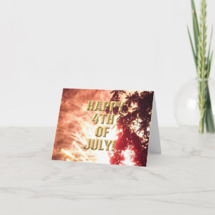 Carte Fireworks 12 4 juillet