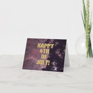 Carte Fireworks 16 4 juillet