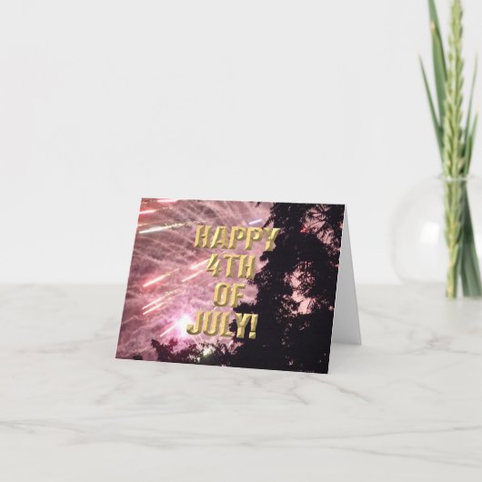 Carte Fireworks 17 4 juillet (Devant)