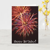 Carte Fireworks 2 (Fleur jaune)