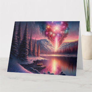 Carte Fireworks du lac Winter