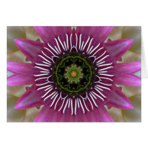 Carte Fireworks Fuchsia Mandala