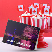 Carte Fireworks Toronto Skyline Bonne fête du Canada
