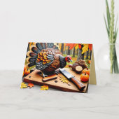 Carte "First Be Thankful You Aren t A Turkey" (Devant)