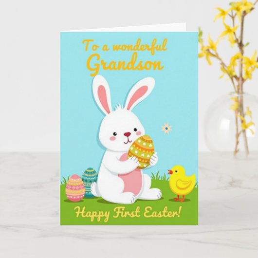 Carte First Celebration Joy Card (Fleur jaune)