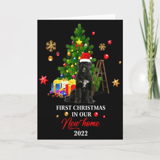 Carte First Christmas In Our New Home Xmas Gift For Barb (Devant)