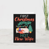 Carte First Christmas With My Hot New Wife Xmas Christma (Devant)