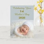 Carte First Mother’s Day 2026 Gift (Fleur jaune)