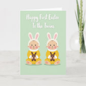 Carte First Springtime Twins Card (Devant)