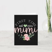 Carte First Time Grandma Est 2026 New Grandmother 1st Ti (Devant)