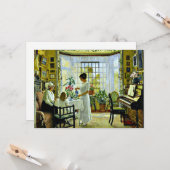 Carte Fischer - Thé après-midi (Devant/Arrière en situation)