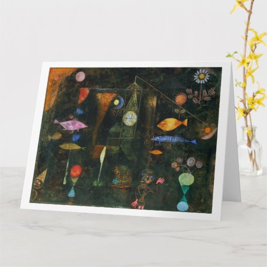 Carte Fish Magic, Paul Klee 1925 (Fleur jaune)