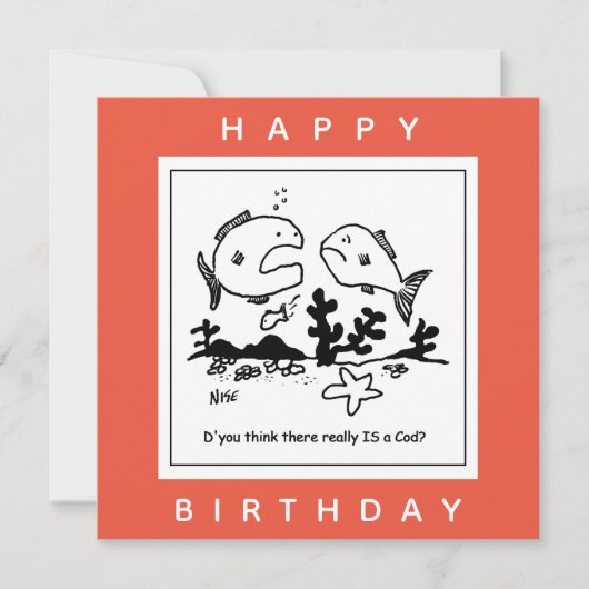 Carte Fish se demande s'il existe un dessin animé de Die (Devant)