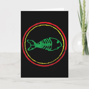 Carte Fishbones Ska Punk Hommes Femmes Fête des Mères Fê