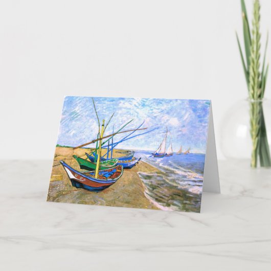Carte Fishing Boats Beach Saintes-Maries Van Gogh Fine (Devant)