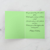 Carte Fishing for Happiness, Folded Greeting Card (Intérieur)
