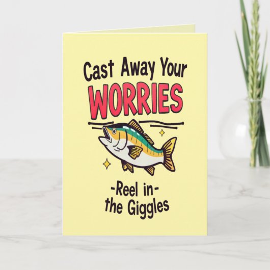 Carte Fishing for Joy Birthday  (Devant)